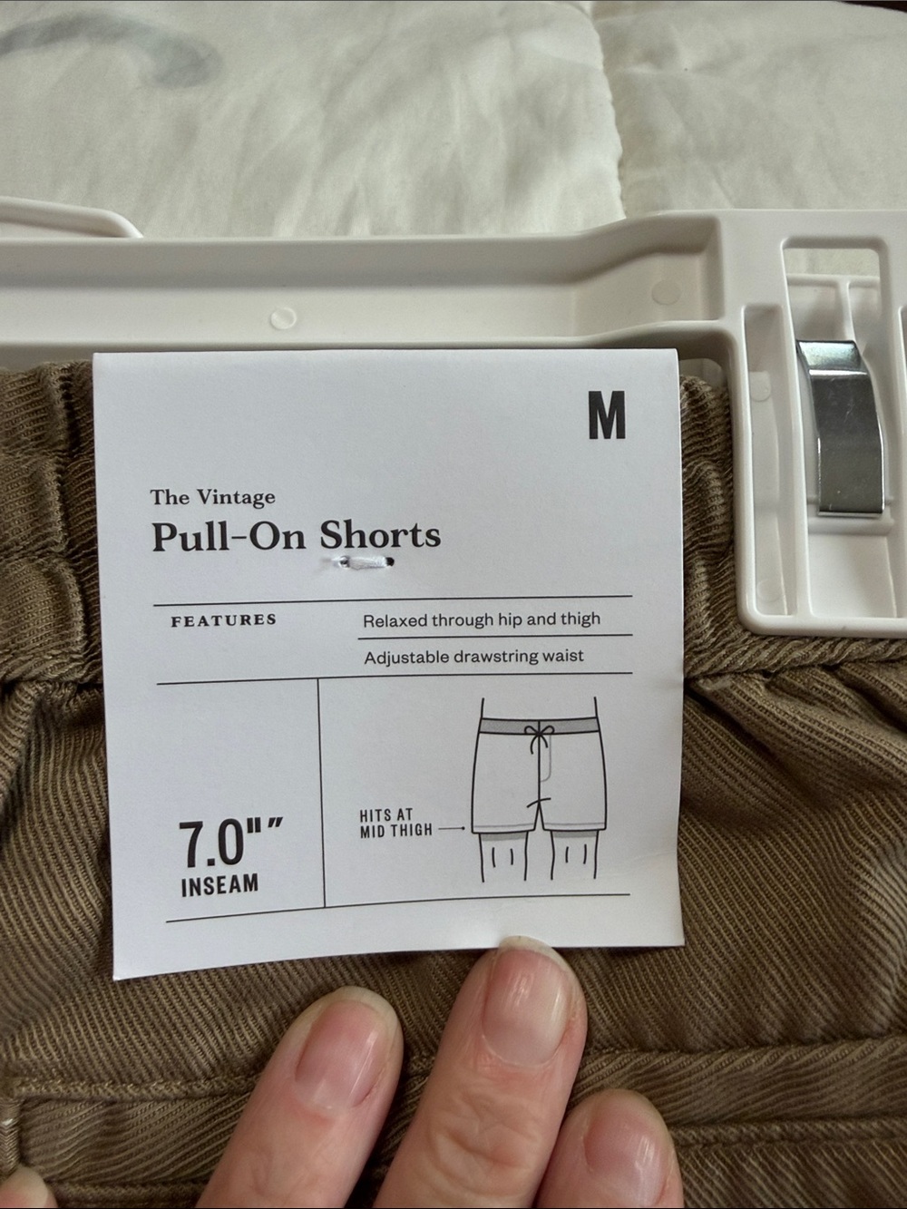 Goodfellow & Co Brown Drawstring Shorts - Picture 2 of 4